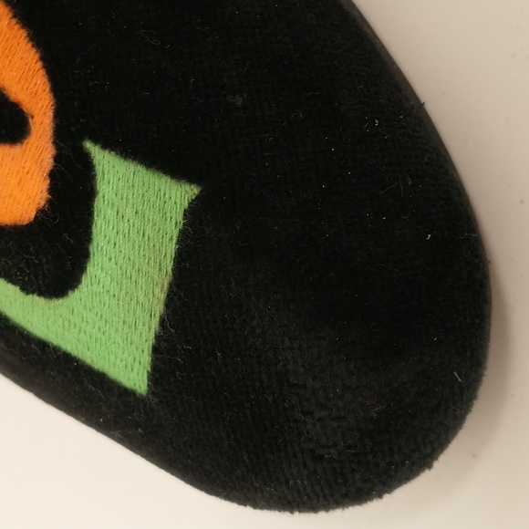 Black Velvet LOVE Flats Stubbs & Wootton Slipper Shoe Made in Spain Embroidered - Picture 8 of 11